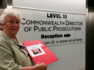 Susan Connelly at CDPP's office